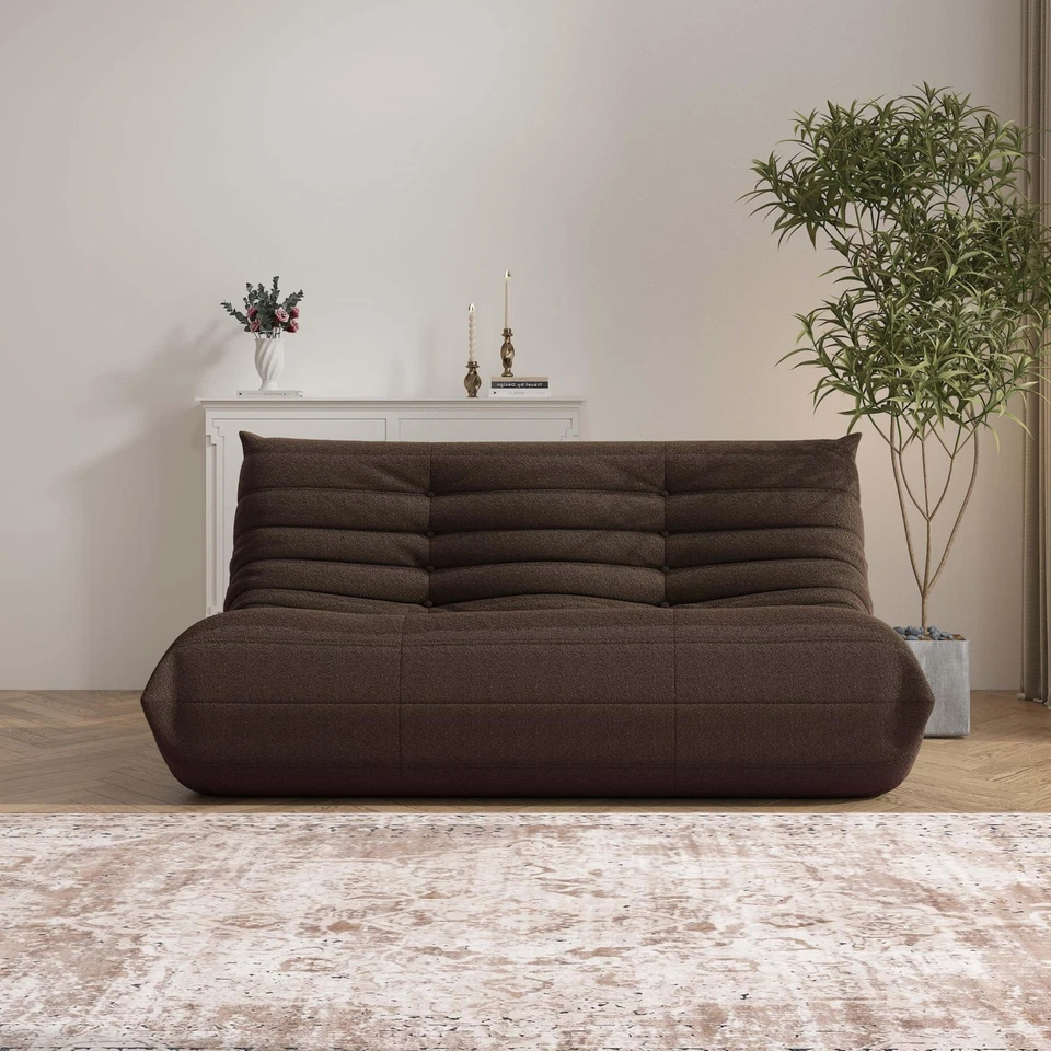 Silla Bolsa de Frijoles, Silla Loveseat Fireside Bolsa de Frijoles Sofá Bolsa de Frijoles Grande Silla para... Foto 4 de 4