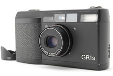 LCD OK NEAR MINT/ Hood Ricoh GR1S Black Point Shoot 35mm FIlm Camera JAPAN
