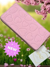 New Imoshion vegan heart zip wallet women ladies