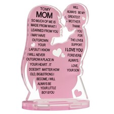 Gifts for Mom, Mom Birthday from 5.2 x 3.8 inches, Mom-Son-Pink