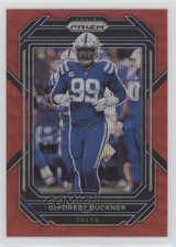 2022 Panini Prizm Red Wave Prizm 20/149 DeForest Buckner #126 0nr3