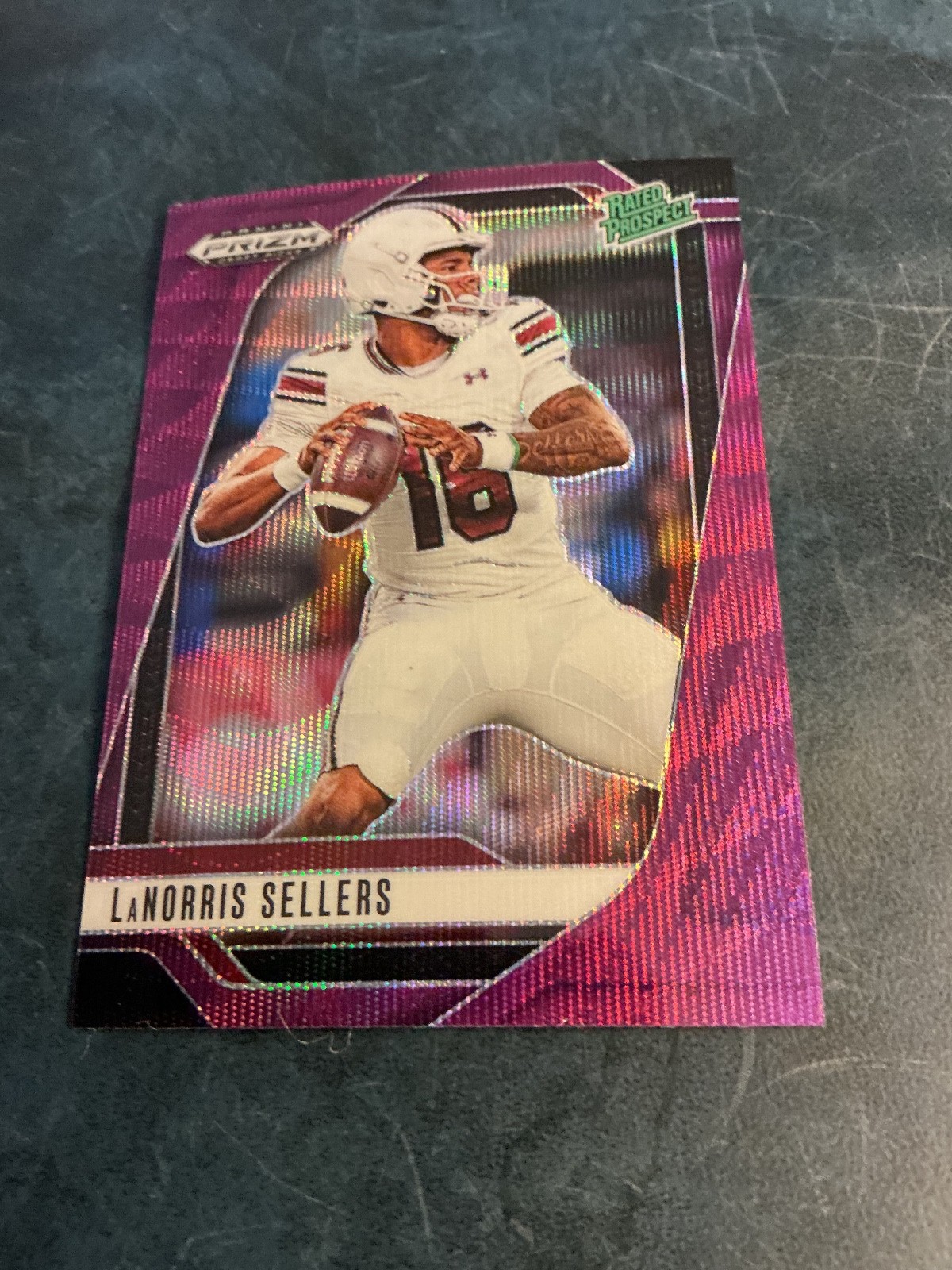 LaNorris Sellers Rated Prospect Purple Wave Prizm 2025 Prizm Draft