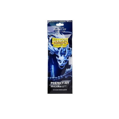 10 pks of 100 (1000) Dragon Shield Clear Sealable Perfect Fit JPN. Sized Sleeves