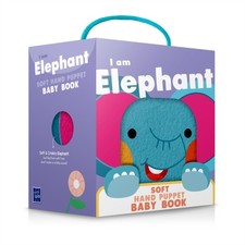 Elephant (Soft Hand Puppet Baby Book) (Paperback Book)