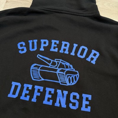 Superior Defense Las Vegas Tank Of Strength Black Blue SUPDEF Men s Size L Rare