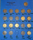 Canadian Silver Dime Collection - 26 dimes total