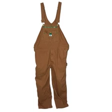 Liberty Men's Duck Bib Overalls Brown 44x32