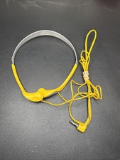 Vintage Sony MDR-W14 Headphones Only - Yellow Earbuds Sports