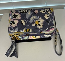 Vera Bradley Wallet Charmont Meadow Print RFID Zip Around Wristlet