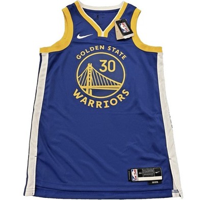 Nike Golden State Warriors Stephen Curry NBA Jersey Size 44 Blue