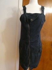 Fashion Nova women’s blue denim overalls inspired cotton dress