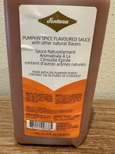 Starbucks Fontana Pumpkin Spice Coffee Sauce New With Pump BB Dec 2025