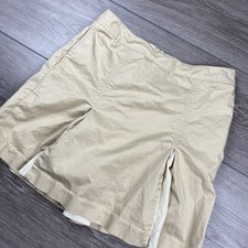 Vineyard Vines Women s Pleated Mini Skort Skirt Khaki Beige White 4