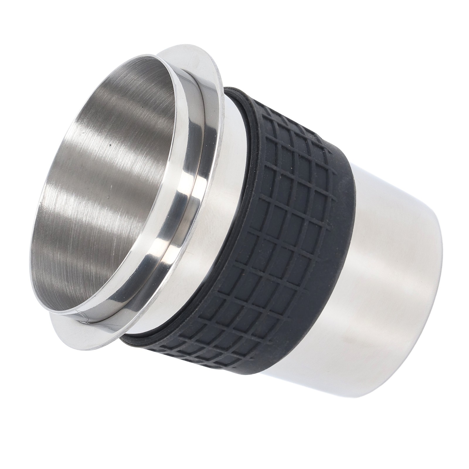 (Silver)58mm Dosing Cup Coffee Dosing Cup Fine Workmanship Stainless Steel