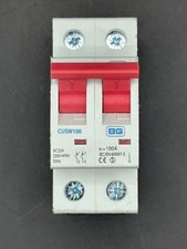 BG British General CUSW100 100A Double Pole Main Switch Isolator