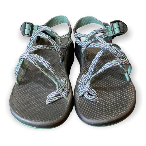 CHACO Z Eddy X2 Sandals Blue Purple Size 8W Hiking