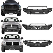 Fit 2006 2007 2008 Dodge Ram 1500 Heavy Duty Steel Front Bumper W Led Light Fit 2006 2007 2008 Dodge Ram 1500 Heavy Duty Steel Front Bumper W Led Light