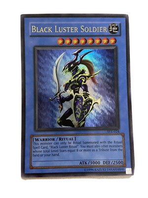 black luster soldier yugioh card worth Must be Ritual Summoned PSA 10 Legendary Black Luster