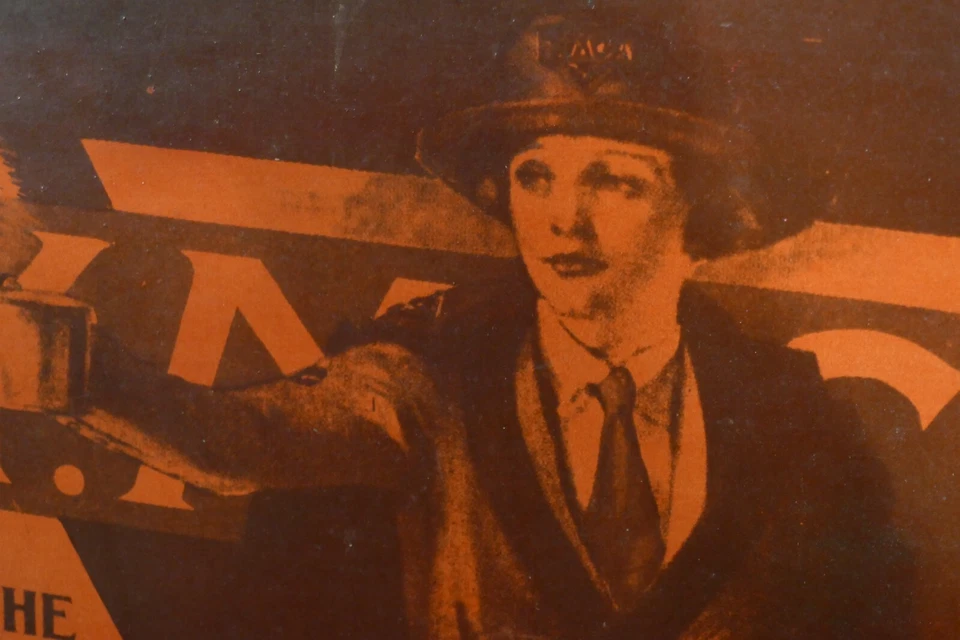 Primera Guerra Mundial YMCA Niñas en Francia Campaña de Trabajo de Guerra Unida 11-18º Cartel de Junta, Raro Foto 3 de 4