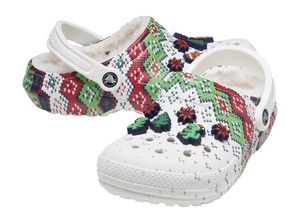 white fleece lined crocs women's