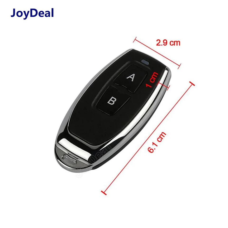 110V/220V 433Mhz Universal-Funkfernbedienungsschalter LED-Lichtsender 2CH-Relais - Bild 2 von 4