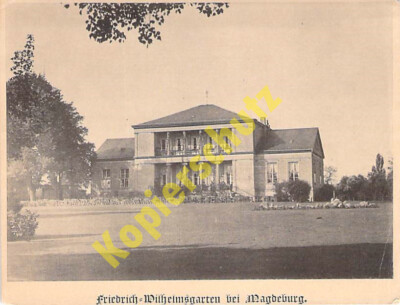 Magdeburg Buckau Klosterberge Friedrich-Wilhelms-Garten keine AK eher Archivbild