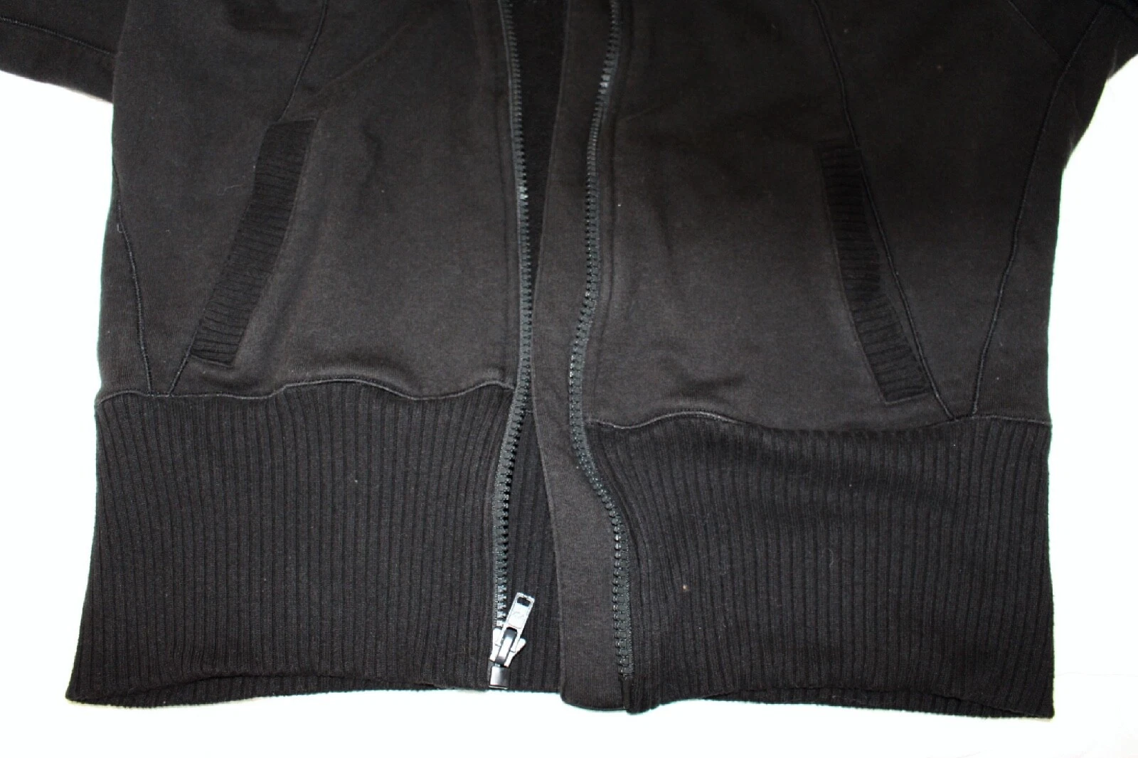 UNDERCOVER Victoria Secret VSX Sport Felpa con cappuccio e zip intera a forma di bozzolo con costine Large