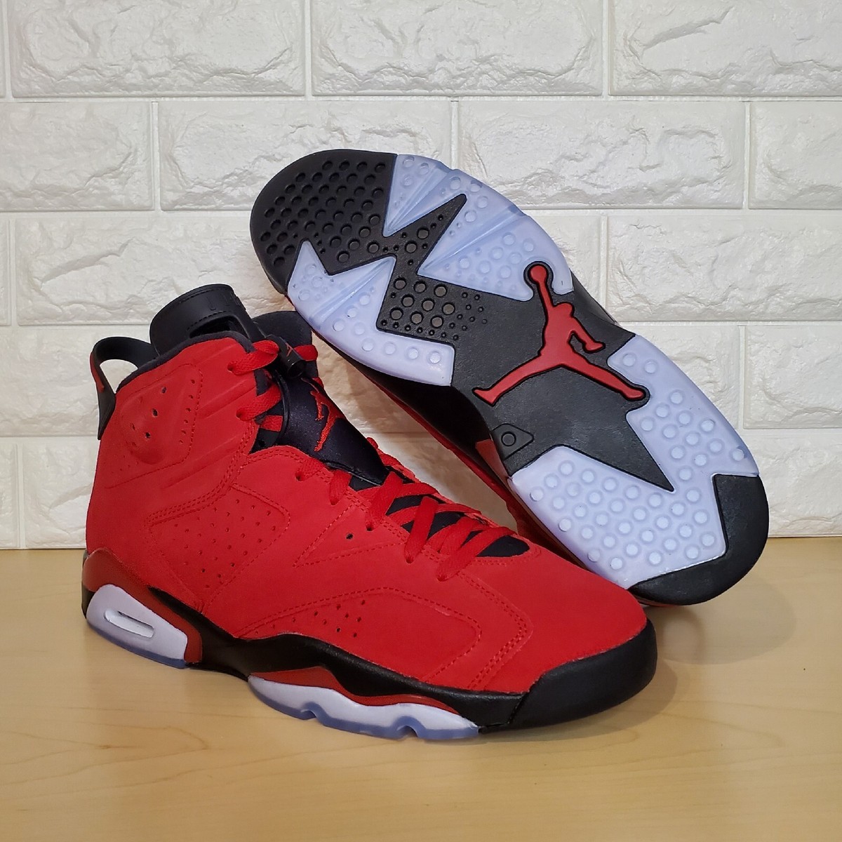 Nike Air Jordan 6 Retro Mens Size 12 Toro Bravo Varsity Red