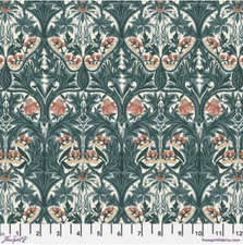 Free Spirit Morris & Co Emery Walker's LG Bluebell Webb's Blue Fabric By The Yd