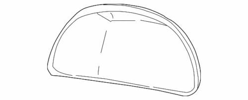 Cubierta del espejo para Ford F-150 Heritage 1997-2004 (N/P F7TZ-17D742-BB)