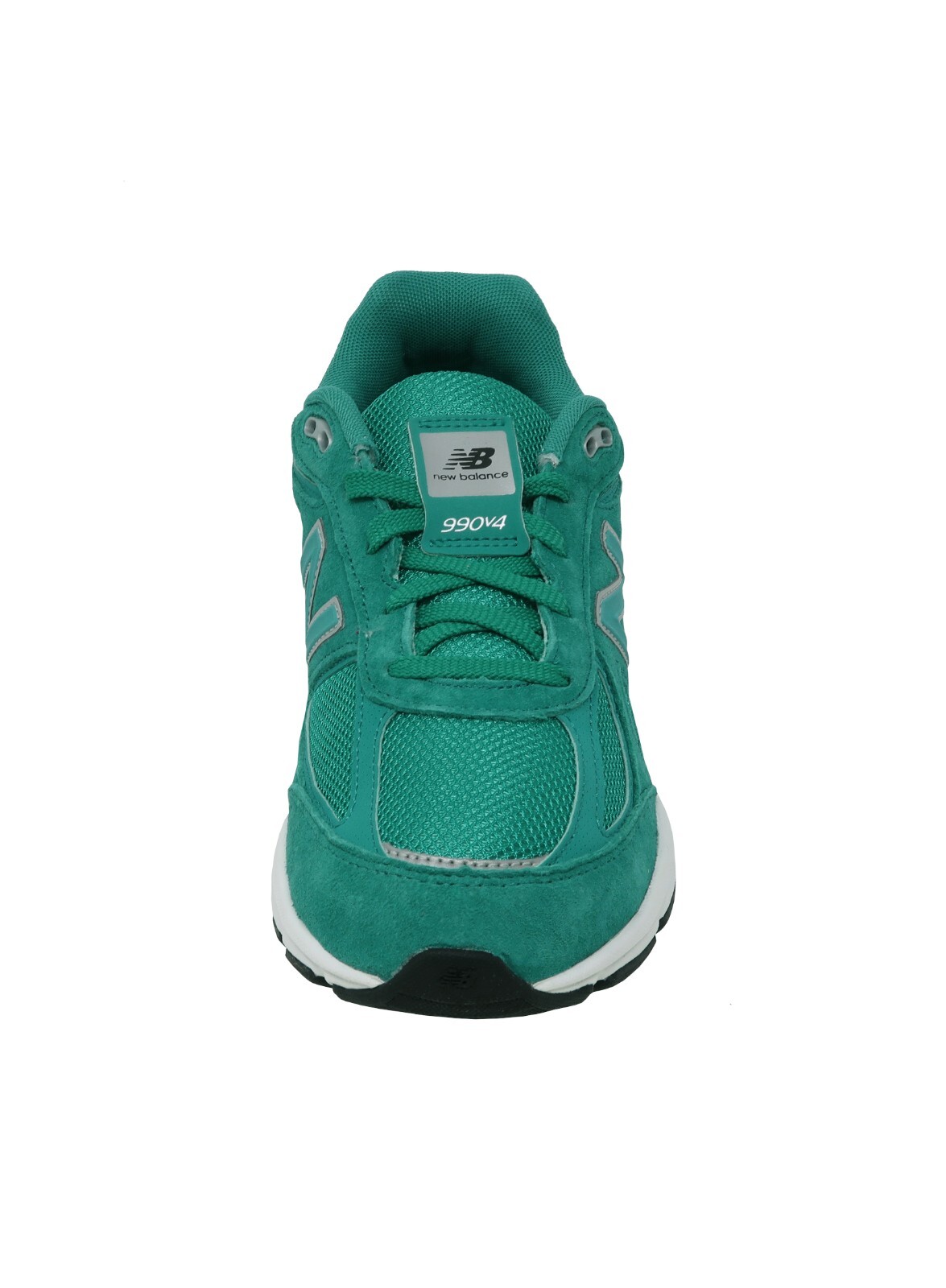 New Balance Big Kids 990v4 Running Shoes Sneakers KJ990PRG Teal/White