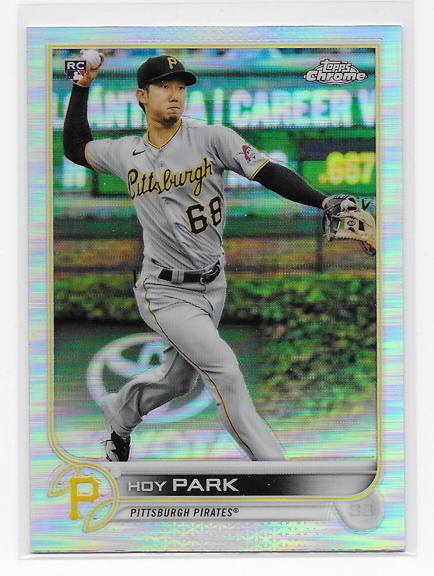 2022 Topps Chrome HOY PARK Refractor Pittsburgh Pirates RC #32