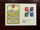 United Kingdom 1974 - Elizabeth II Wales FDC stamps set Dydd Cynoeddiad Cyntaf