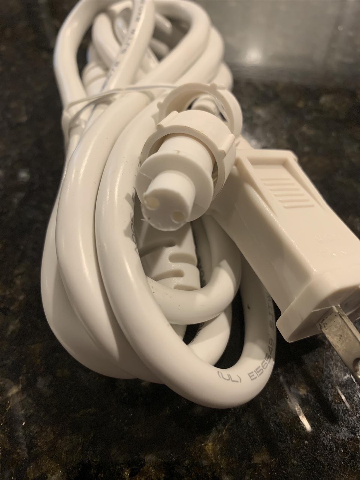 Standard 120 Volt 5 Ft LED Rope Light Power Cord Kit For 3/8” Rope