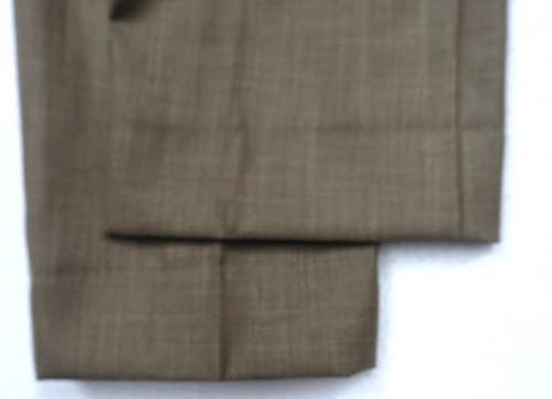 CARAVELLI SLIM FIT~MINT!!~TAN HOPSACK 3PC MENS 42R SUIT W/VEST FF PANTS 34X33 - Picture 17 of 18