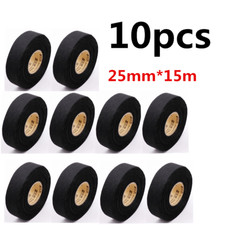 10x 25mm 15m Wiring Harness Velvet Cloth Tape For Car Automotive Heat Resistant
