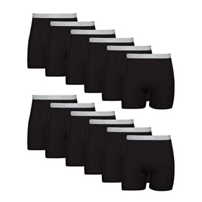 Boxer Briefs Cool Dri Moisture-Wicking Underwear Cotton No-Ride-up for ...