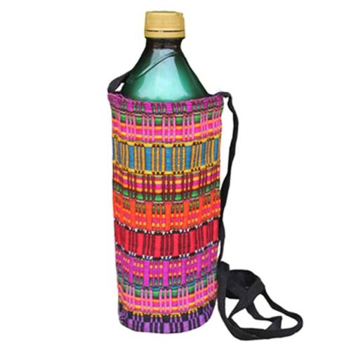 Shoulder String Bottle Holder 100% Cotton Handmade Multi-Colors NEW - Picture 1 of 7