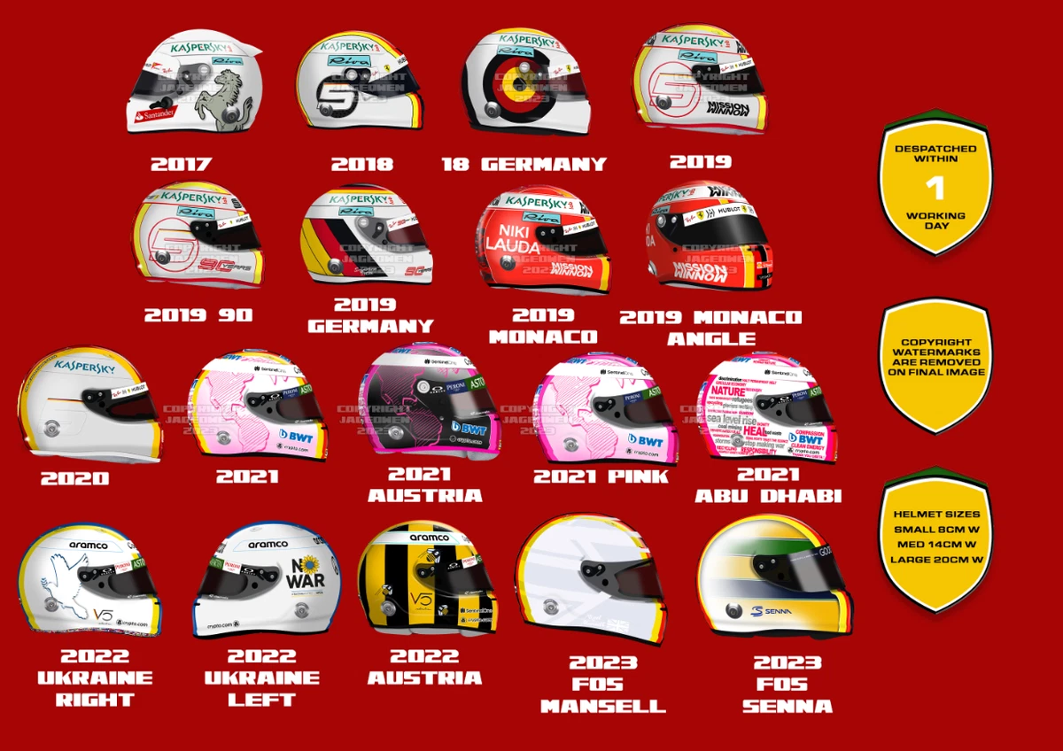 Sebastian vettel helmet 2018 sales