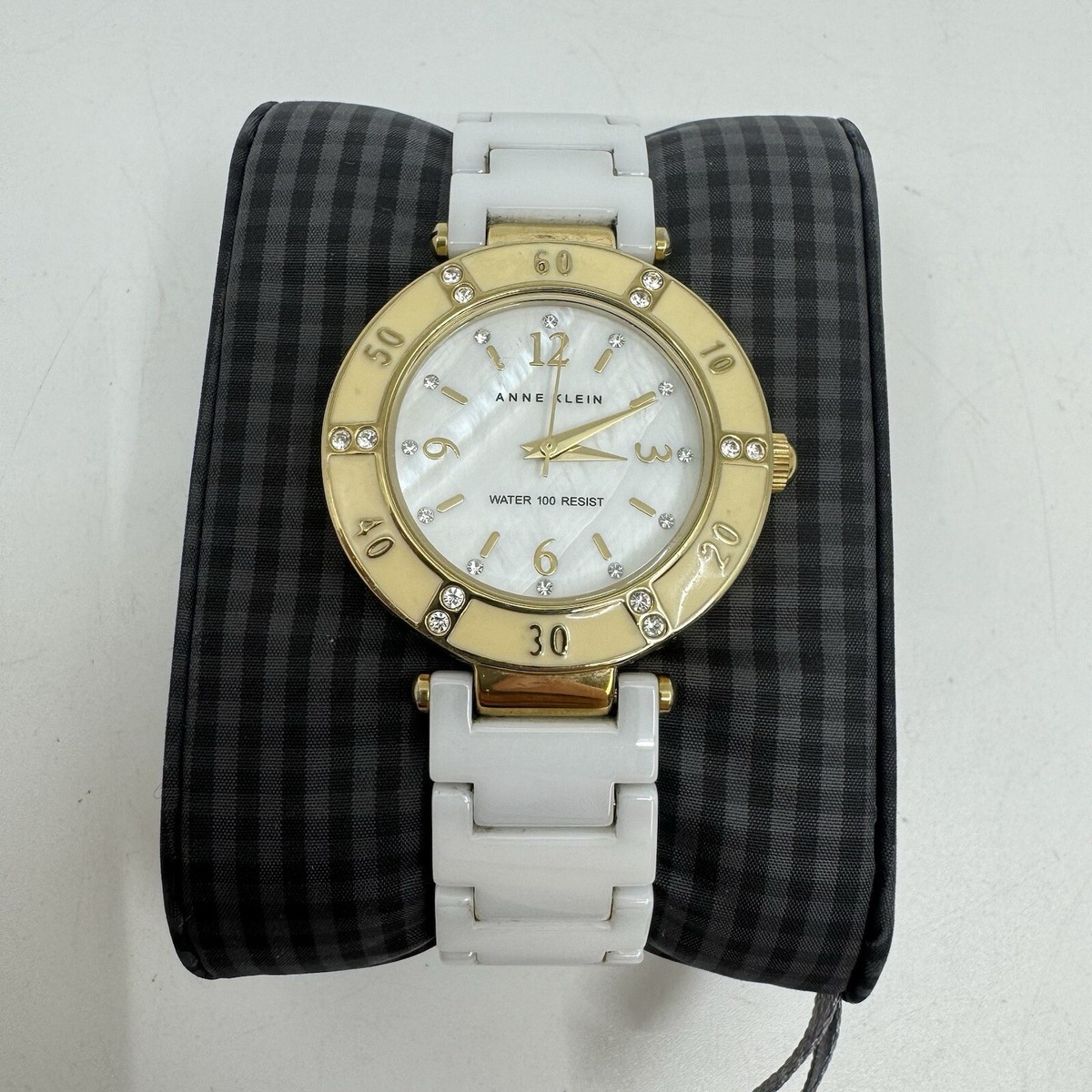 Watch white and silver ceramic ANNE KLEIN s-l1200.jpg main image 4