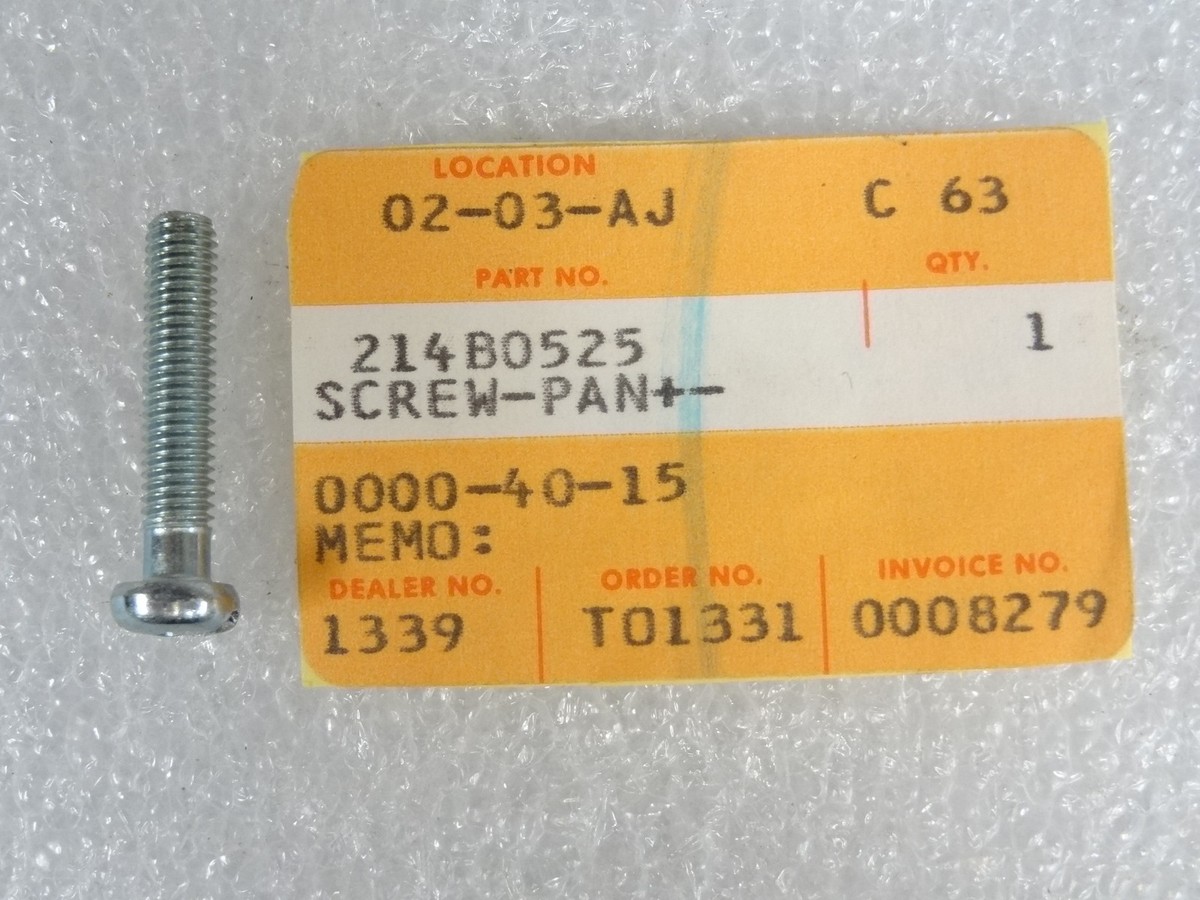 Panさん専用 Kawasaki NOS NEW 214B0525 Pan Screw GEF GER GEF00A GER00A GER30A