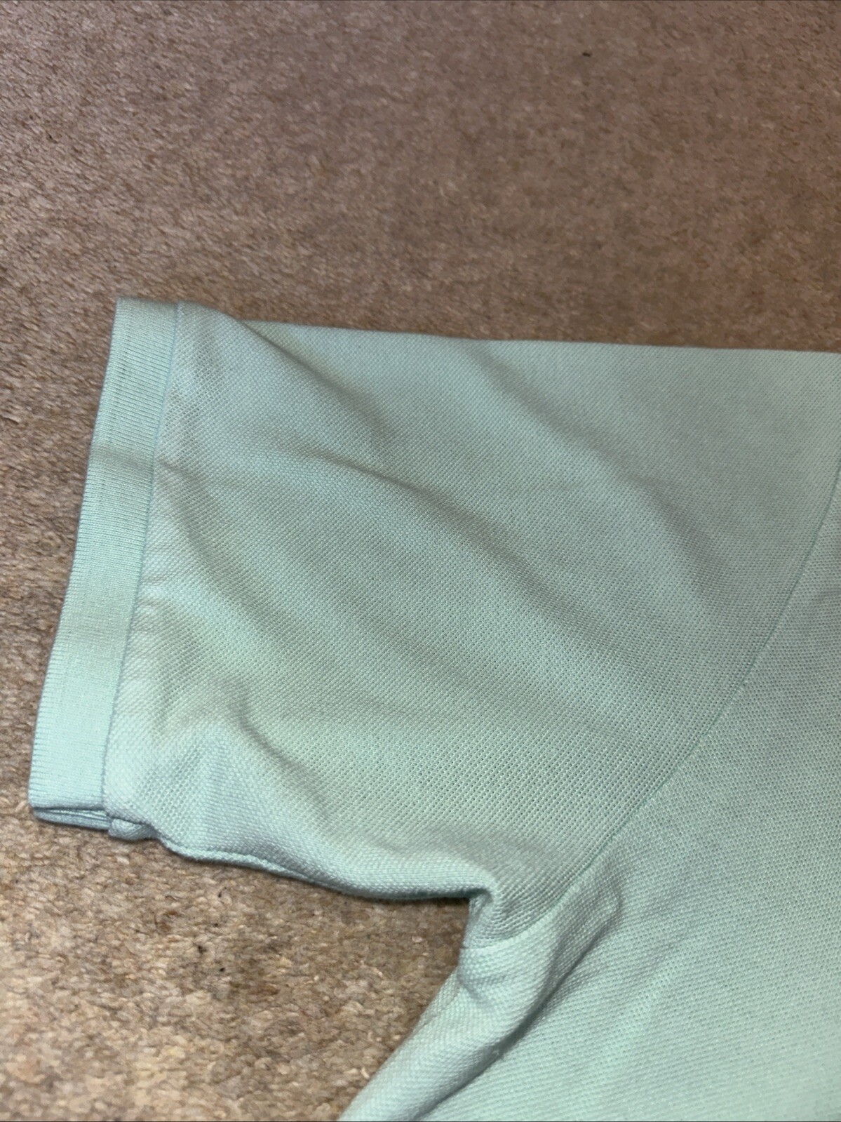 Polo YSL yves saint laurent designer verde menta grande 40 pollici petto
