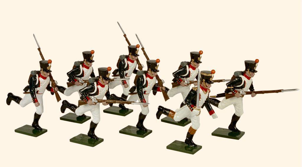COJF-3270 - French Line Infantry (Fusiliers) 1815 (Set 719) 7 Figures