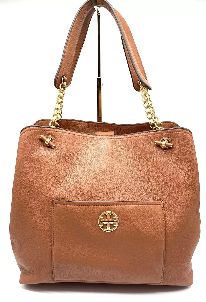 Tory burch chelsea slouchy leather shoulder tote bag outlet