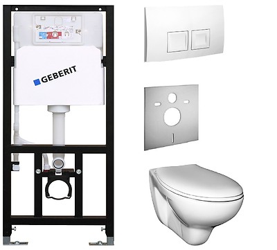 Wand WC Set Vorwandelement mit Geberit UP Tiefspüler oder Flachspüler  ( 31 )