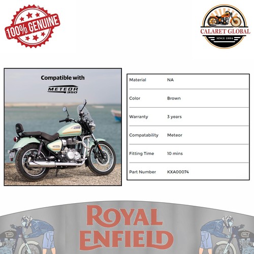 BRAUN TOURING FAHRERSITZ FÜR ROYAL ENFIELD METEOR 350 (KXA00074) - Bild 4 von 6