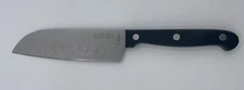 Philippe Richard Santoku Knife Stainless 6.5" Granton Straight Edge Full Tang