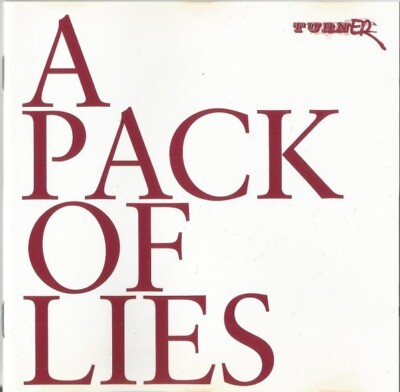 Turner - A Pack Of Lies (Down tempo, Synth Pop) CD New/Sealed