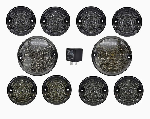 10pcs Complete LED Light Upgrade Kit Lamp For Land Rover Defender 1990-2016 2015 - Picture 3 of 6