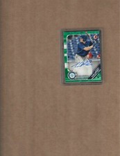 2019 Bowman Jarred Kelenic Certified Autograph RC/Prospect Card Green #'d 02/99